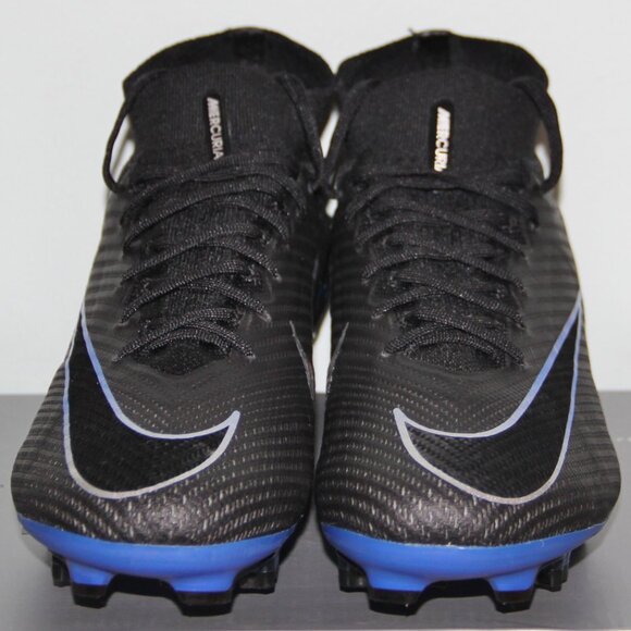 Nike Mercurial Superfly 9 Elite FG Soccer Shadow Pack Mens 6.5 8.5 Black Blue - Picture 5 of 9